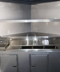 8.5' x 20' White Custom Built Concession Food Trailer -Cheap Concession Trailers Shop 20190905 104204 1