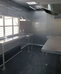 8.5' x 20' White Custom Built Concession Food Trailer -Cheap Concession Trailers Shop 20190905 104218 1