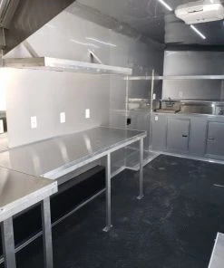 8.5' x 20' White Custom Built Concession Food Trailer -Cheap Concession Trailers Shop 20190905 104304 1
