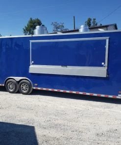 8.5' x 28' Cobalt Blue Catering Concession Food Trailer With Appliances 59 8.5' x 28' Cobalt Blue Catering Concession Food Trailer With Appliances -Cheap Concession Trailers Shop 20190907 144842 1