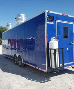 8.5' x 28' Cobalt Blue Catering Concession Food Trailer With Appliances 62 8.5' x 28' Cobalt Blue Catering Concession Food Trailer With Appliances -Cheap Concession Trailers Shop 20190907 144911 1