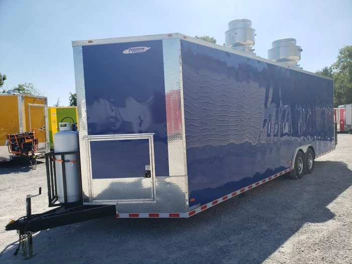8.5' x 28' Cobalt Blue Catering Concession Food Trailer With Appliances 35 8.5' x 28' Cobalt Blue Catering Concession Food Trailer With Appliances - Image 35