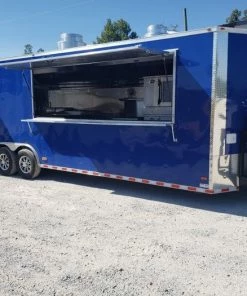 8.5' x 28' Cobalt Blue Catering Concession Food Trailer With Appliances 69 8.5' x 28' Cobalt Blue Catering Concession Food Trailer With Appliances -Cheap Concession Trailers Shop 20190907 145024 1