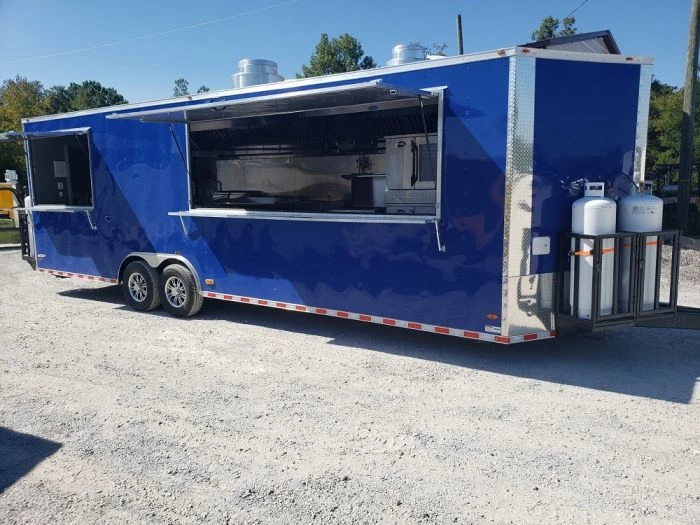 8.5' x 28' Cobalt Blue Catering Concession Food Trailer With Appliances 33 8.5' x 28' Cobalt Blue Catering Concession Food Trailer With Appliances - Image 33