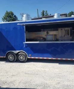 8.5' x 28' Cobalt Blue Catering Concession Food Trailer With Appliances 39 8.5' x 28' Cobalt Blue Catering Concession Food Trailer With Appliances -Cheap Concession Trailers Shop 20190907 145036 1