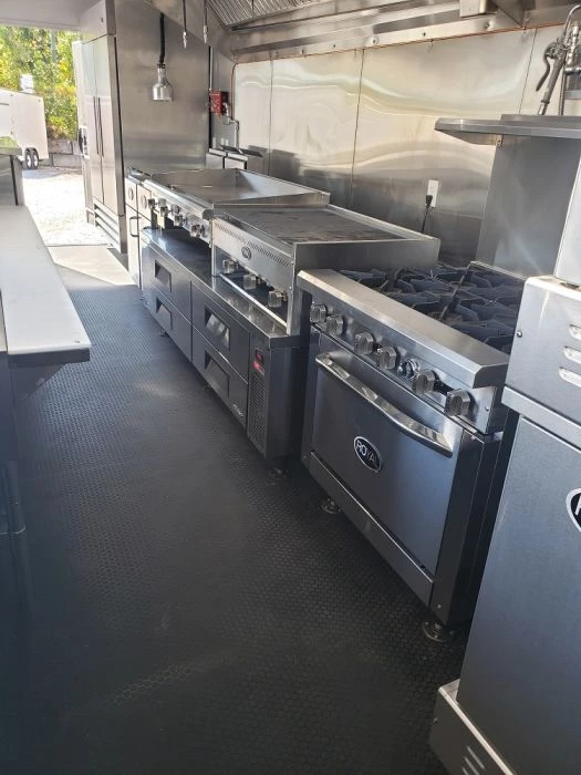 8.5' x 28' Cobalt Blue Catering Concession Food Trailer With Appliances 28 8.5' x 28' Cobalt Blue Catering Concession Food Trailer With Appliances - Image 28