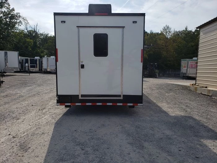 8.5' x 40' White Gooseneck Concession Food Trailer 16 8.5' x 40' White Gooseneck Concession Food Trailer - Image 16