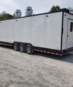 8.5' x 40' White Gooseneck Concession Food Trailer 47 8.5' x 40' White Gooseneck Concession Food Trailer -Cheap Concession Trailers Shop 20190909 160320 2