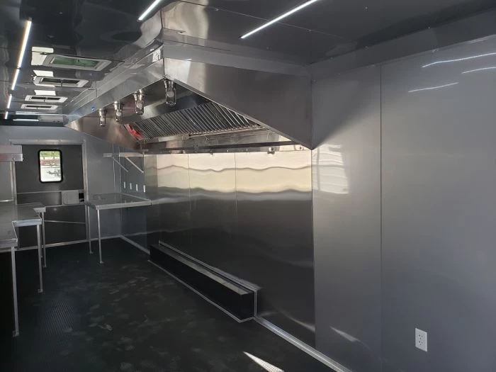 8.5' x 40' White Gooseneck Concession Food Trailer 5 8.5' x 40' White Gooseneck Concession Food Trailer - Image 5