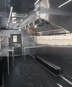 8.5' x 40' White Gooseneck Concession Food Trailer 61 8.5' x 40' White Gooseneck Concession Food Trailer -Cheap Concession Trailers Shop 20190909 160601 2