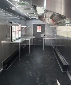 8.5' x 40' White Gooseneck Concession Food Trailer 54 8.5' x 40' White Gooseneck Concession Food Trailer -Cheap Concession Trailers Shop 20190909 160605 2