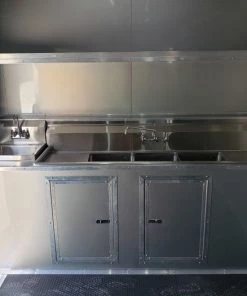 8.5' x 40' White Gooseneck Concession Food Trailer 46 8.5' x 40' White Gooseneck Concession Food Trailer -Cheap Concession Trailers Shop 20190909 160620 2