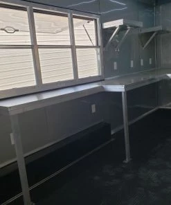 8.5' x 40' White Gooseneck Concession Food Trailer 63 8.5' x 40' White Gooseneck Concession Food Trailer -Cheap Concession Trailers Shop 20190909 160643 2