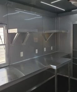 8.5' x 40' White Gooseneck Concession Food Trailer 60 8.5' x 40' White Gooseneck Concession Food Trailer -Cheap Concession Trailers Shop 20190909 160648 2