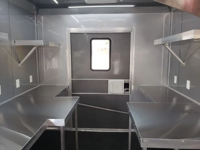 8.5' x 40' White Gooseneck Concession Food Trailer 20 8.5' x 40' White Gooseneck Concession Food Trailer - Image 20