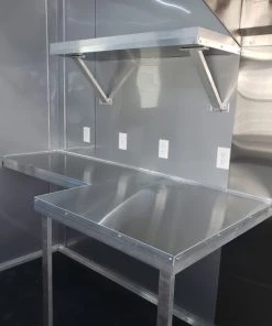 8.5' x 40' White Gooseneck Concession Food Trailer 41 8.5' x 40' White Gooseneck Concession Food Trailer -Cheap Concession Trailers Shop 20190909 160656 2