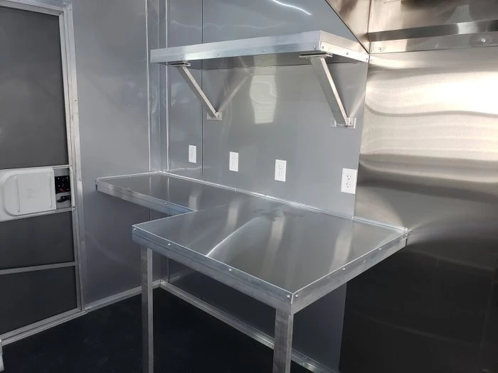 8.5' x 40' White Gooseneck Concession Food Trailer 9 8.5' x 40' White Gooseneck Concession Food Trailer - Image 9