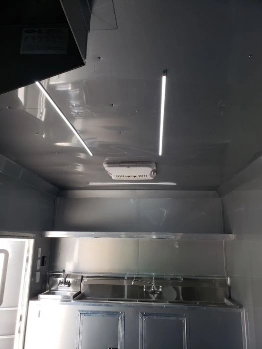 8.5' x 40' White Gooseneck Concession Food Trailer 6 8.5' x 40' White Gooseneck Concession Food Trailer - Image 6