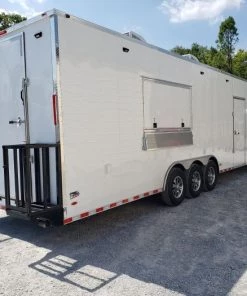 8.5' x 32' White Vending Concession Food Trailer 42 8.5' x 32' White Vending Concession Food Trailer -Cheap Concession Trailers Shop 20190917 124209 1