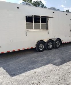 8.5' x 32' White Vending Concession Food Trailer 68 8.5' x 32' White Vending Concession Food Trailer -Cheap Concession Trailers Shop 20190917 124247 1