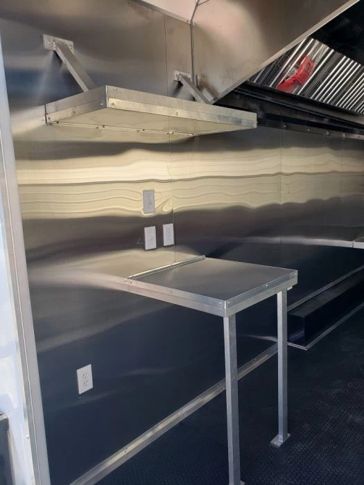 8.5' x 32' White Vending Concession Food Trailer 7 8.5' x 32' White Vending Concession Food Trailer - Image 7