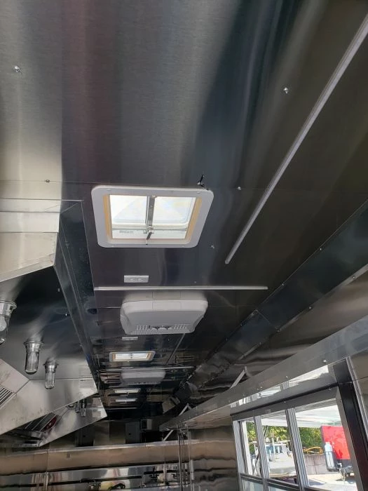 8.5' x 32' White Vending Concession Food Trailer 6 8.5' x 32' White Vending Concession Food Trailer - Image 6