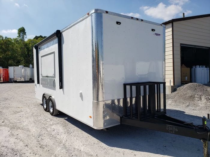 8.5' x 20' White Concession Food Trailer 10 8.5' x 20' White Concession Food Trailer - Image 10