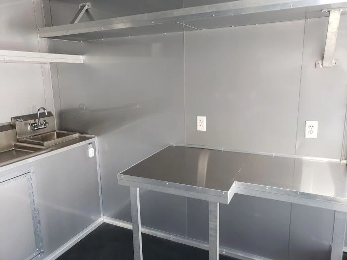 8.5' x 20' White Concession Food Trailer 24 8.5' x 20' White Concession Food Trailer - Image 24