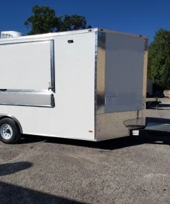 White 8.5x16 Catering Concession Food Trailer -Cheap Concession Trailers Shop 20190924 091603 1
