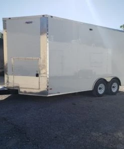 White 8.5x16 Catering Concession Food Trailer -Cheap Concession Trailers Shop 20190924 091638 1