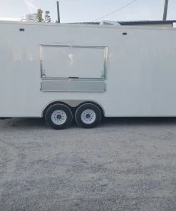 8.5' x 20' White Bakery Concession Food Trailer With Appliances -Cheap Concession Trailers Shop 20191001 175222 1