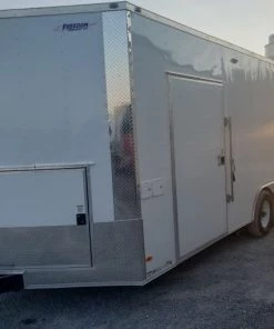 8.5' x 20' White Bakery Concession Food Trailer With Appliances -Cheap Concession Trailers Shop 20191001 175254 1