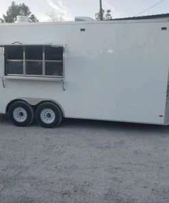8.5' x 20' White Bakery Concession Food Trailer With Appliances -Cheap Concession Trailers Shop 20191001 175330 1