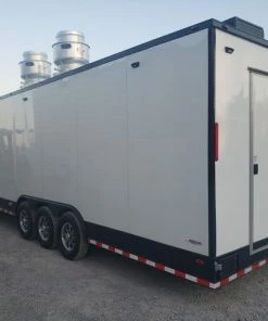 8.5' x 40' White Gooseneck Concession Food Trailer With Appliances 65 8.5' x 40' White Gooseneck Concession Food Trailer With Appliances -Cheap Concession Trailers Shop 20191003 175124 1