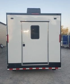 8.5' x 40' White Gooseneck Concession Food Trailer With Appliances 76 8.5' x 40' White Gooseneck Concession Food Trailer With Appliances -Cheap Concession Trailers Shop 20191003 175132 1