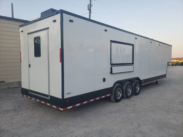 8.5' x 40' White Gooseneck Concession Food Trailer With Appliances 28 8.5' x 40' White Gooseneck Concession Food Trailer With Appliances - Image 28