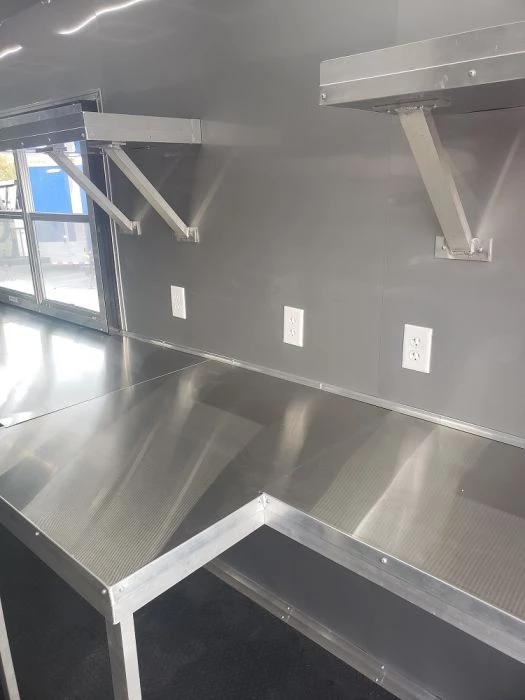 8.5' x 40' White Gooseneck Concession Food Trailer With Appliances 31 8.5' x 40' White Gooseneck Concession Food Trailer With Appliances - Image 31