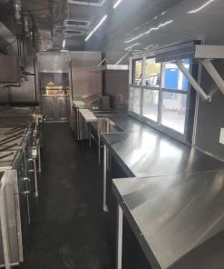 8.5' x 40' White Gooseneck Concession Food Trailer With Appliances 100 8.5' x 40' White Gooseneck Concession Food Trailer With Appliances -Cheap Concession Trailers Shop 20191003 175418 0 1