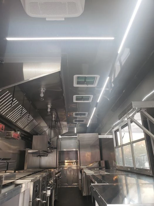 8.5' x 40' White Gooseneck Concession Food Trailer With Appliances 2 8.5' x 40' White Gooseneck Concession Food Trailer With Appliances - Image 2