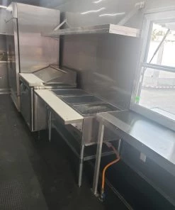8.5' x 40' White Gooseneck Concession Food Trailer With Appliances 66 8.5' x 40' White Gooseneck Concession Food Trailer With Appliances -Cheap Concession Trailers Shop 20191003 175515 1