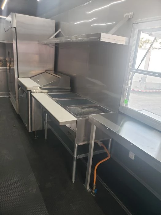 8.5' x 40' White Gooseneck Concession Food Trailer With Appliances 16 8.5' x 40' White Gooseneck Concession Food Trailer With Appliances - Image 16