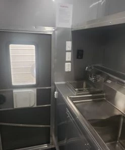 8.5' x 40' White Gooseneck Concession Food Trailer With Appliances 84 8.5' x 40' White Gooseneck Concession Food Trailer With Appliances -Cheap Concession Trailers Shop 20191003 175543 1