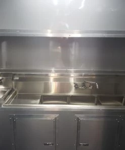 8.5' x 40' White Gooseneck Concession Food Trailer With Appliances 87 8.5' x 40' White Gooseneck Concession Food Trailer With Appliances -Cheap Concession Trailers Shop 20191003 175547 1