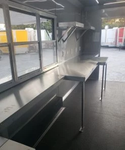 8.5' x 40' White Gooseneck Concession Food Trailer With Appliances 70 8.5' x 40' White Gooseneck Concession Food Trailer With Appliances -Cheap Concession Trailers Shop 20191003 175639 1