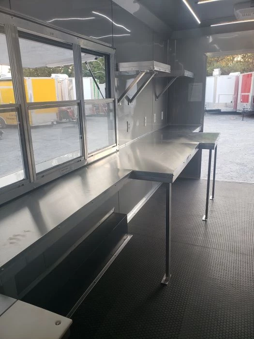 8.5' x 40' White Gooseneck Concession Food Trailer With Appliances 20 8.5' x 40' White Gooseneck Concession Food Trailer With Appliances - Image 20