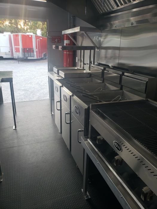 8.5' x 40' White Gooseneck Concession Food Trailer With Appliances 25 8.5' x 40' White Gooseneck Concession Food Trailer With Appliances - Image 25