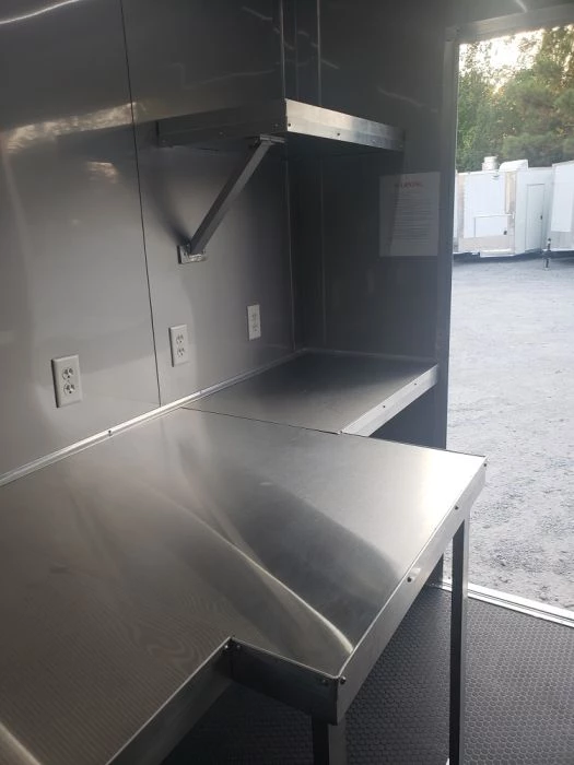 8.5' x 40' White Gooseneck Concession Food Trailer With Appliances 30 8.5' x 40' White Gooseneck Concession Food Trailer With Appliances - Image 30