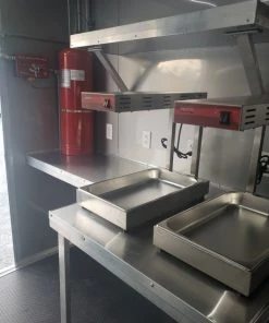 8.5' x 40' White Gooseneck Concession Food Trailer With Appliances 83 8.5' x 40' White Gooseneck Concession Food Trailer With Appliances -Cheap Concession Trailers Shop 20191003 175650 1