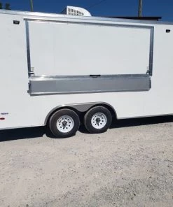 8.5' x 16' White Catering Concession Food Trailer With Appliances 23 8.5' x 16' White Catering Concession Food Trailer With Appliances -Cheap Concession Trailers Shop 20191005 113037 1