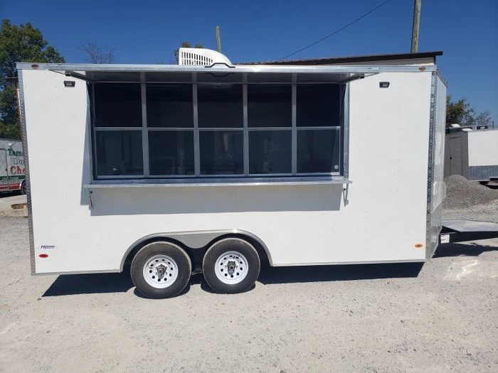 8.5' x 16' White Catering Concession Food Trailer With Appliances 12 8.5' x 16' White Catering Concession Food Trailer With Appliances - Image 12